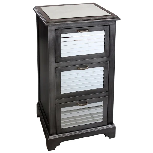 * 3 Drawer Shutter Mirror Cabinet Discount Online