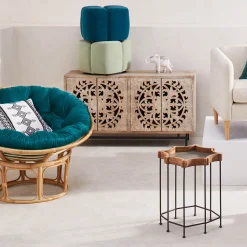 * Carved 4 Door Wood Sideboard Discount