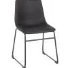 * Drake Modern Industrial Dining Chair, Dark Grey Promotion