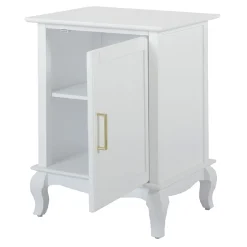 * Grace Mitchell Scarlett White 1-Door Cabinet Promotion