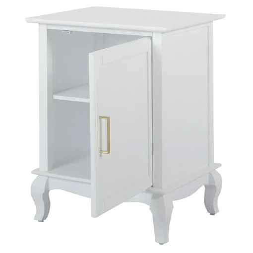 * Grace Mitchell Scarlett White 1-Door Cabinet Promotion