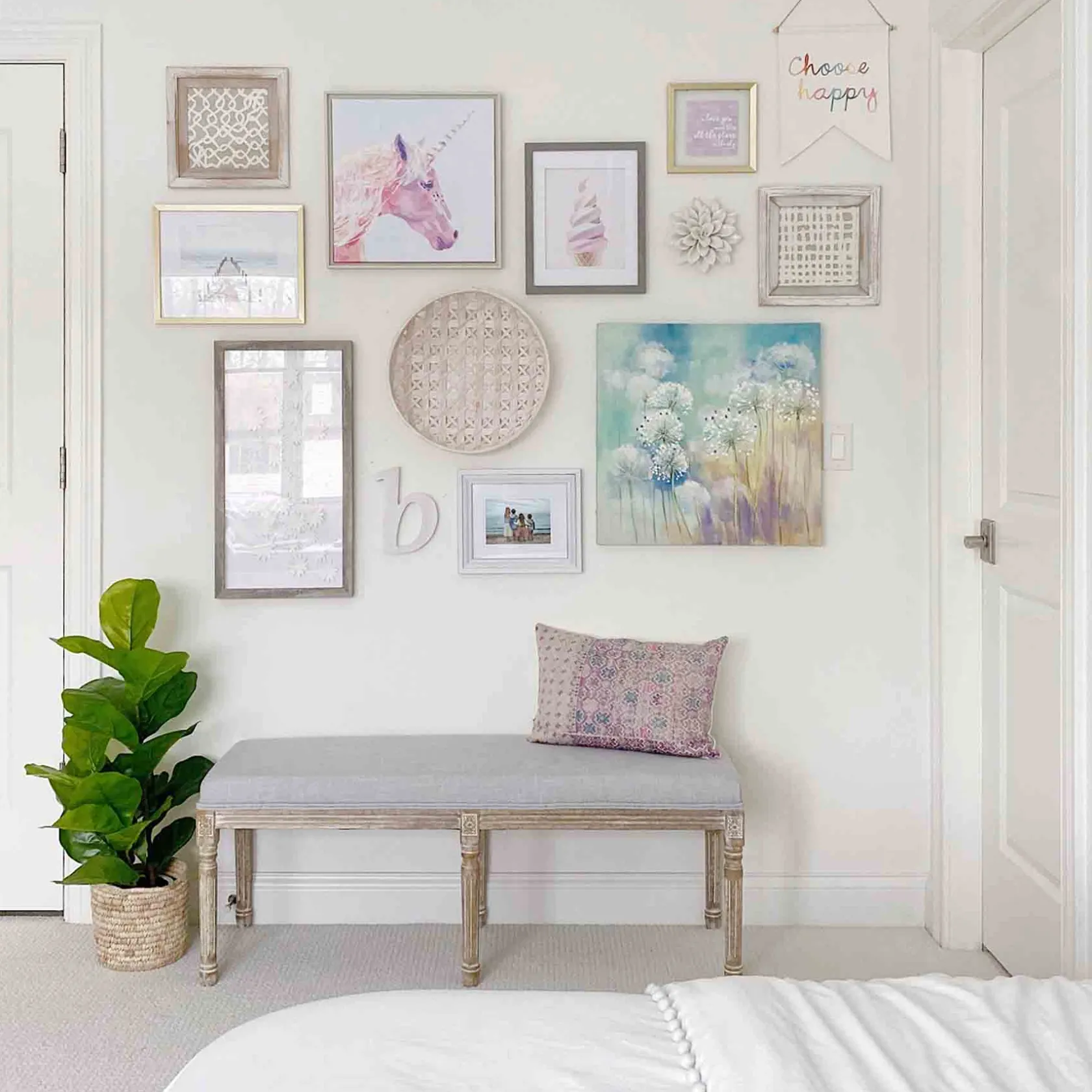 * Heritage Light Grey Linen Bench Cheaper