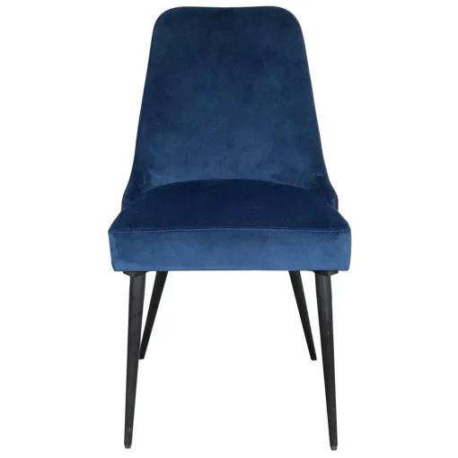 * Indigo Blue Velvet Dining Chair Premium