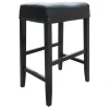 * Madison Black Backless Barstool, 29 Outlet