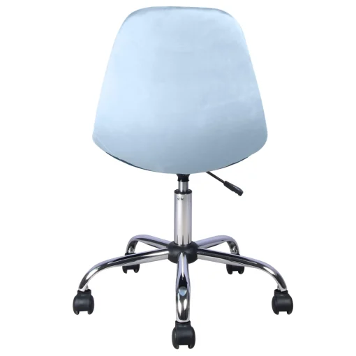 * Olivia Blue Velvet Office Chair Exquisite Gifts