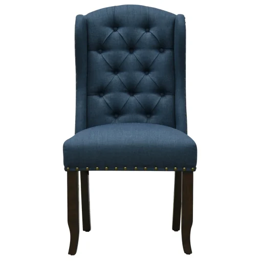 * Providence Aahmad Winged Dining Chair, Azure Low Price