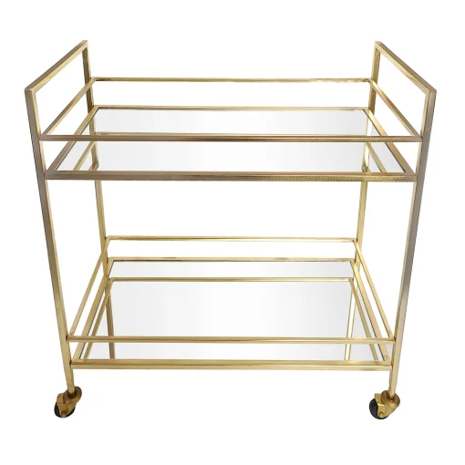 * Providence Regina Gold Mirror Bar Cart Exquisite Gifts