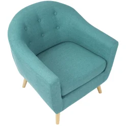 * Rockwell Teal Mid-Century Modern Accent Chair Gift Selection