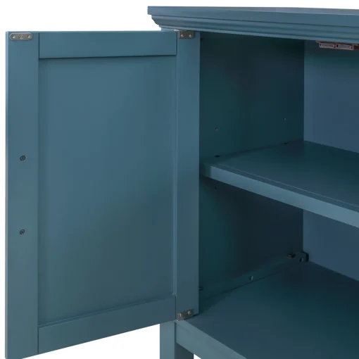 * Sadie 2-Drawer Geometric Cabinet, Turquoise Clearance