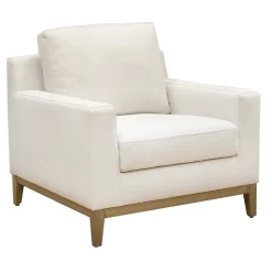* Ty Pennington Knox Upholstered Wooden Accent Chair Discount