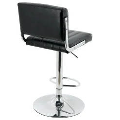 * Warren Adjustable Barstool, Black Discount