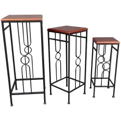 * Wood Top Plant Stand, Small Flash Sale
