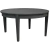 * Wooden Slat Round Coffee Table Online Discount
